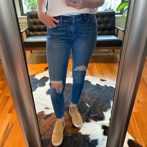 Zara Distressed Skinny Jeans
